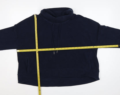 Sweaty Betty Women’s Navy Blue XL Pullover High Neck Sweatshirt