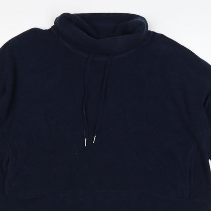Sweaty Betty Women’s Navy Blue XL Pullover High Neck Sweatshirt