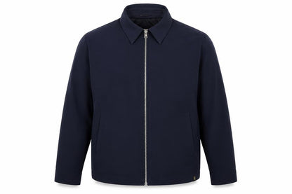 Marks and Spencer Men’s Blue 3XL Zip Front Lined Basic Jacket