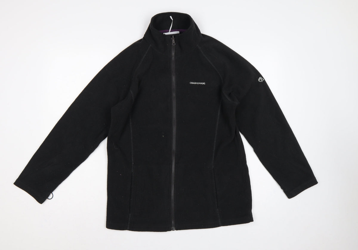 Craghoppers Women’s Black UK 12 Fleece Full Zip Outdoor Jacket