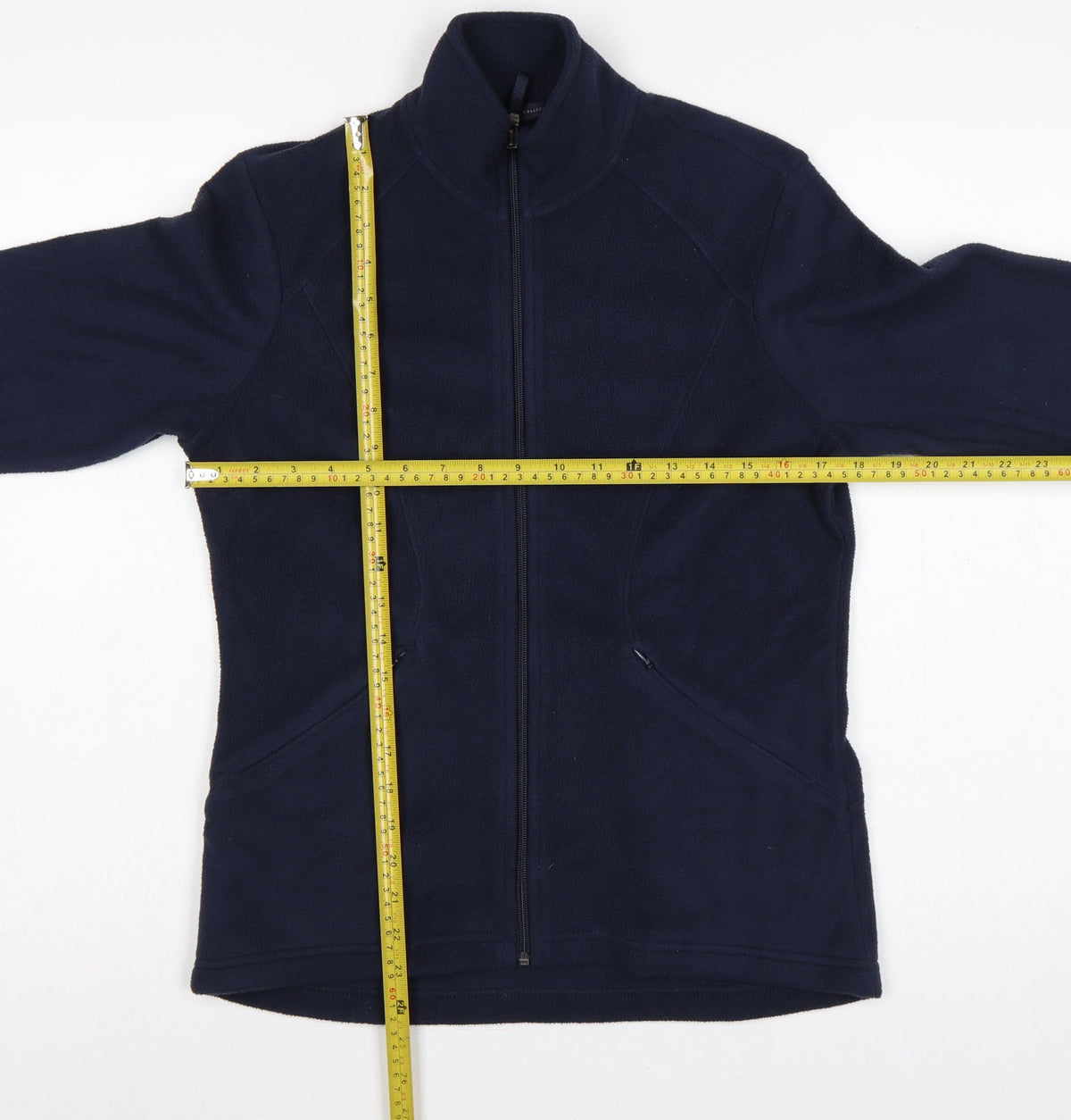 Marks and Spencer Women Blue UK 10 Fleece Full Zip Basic Jacket