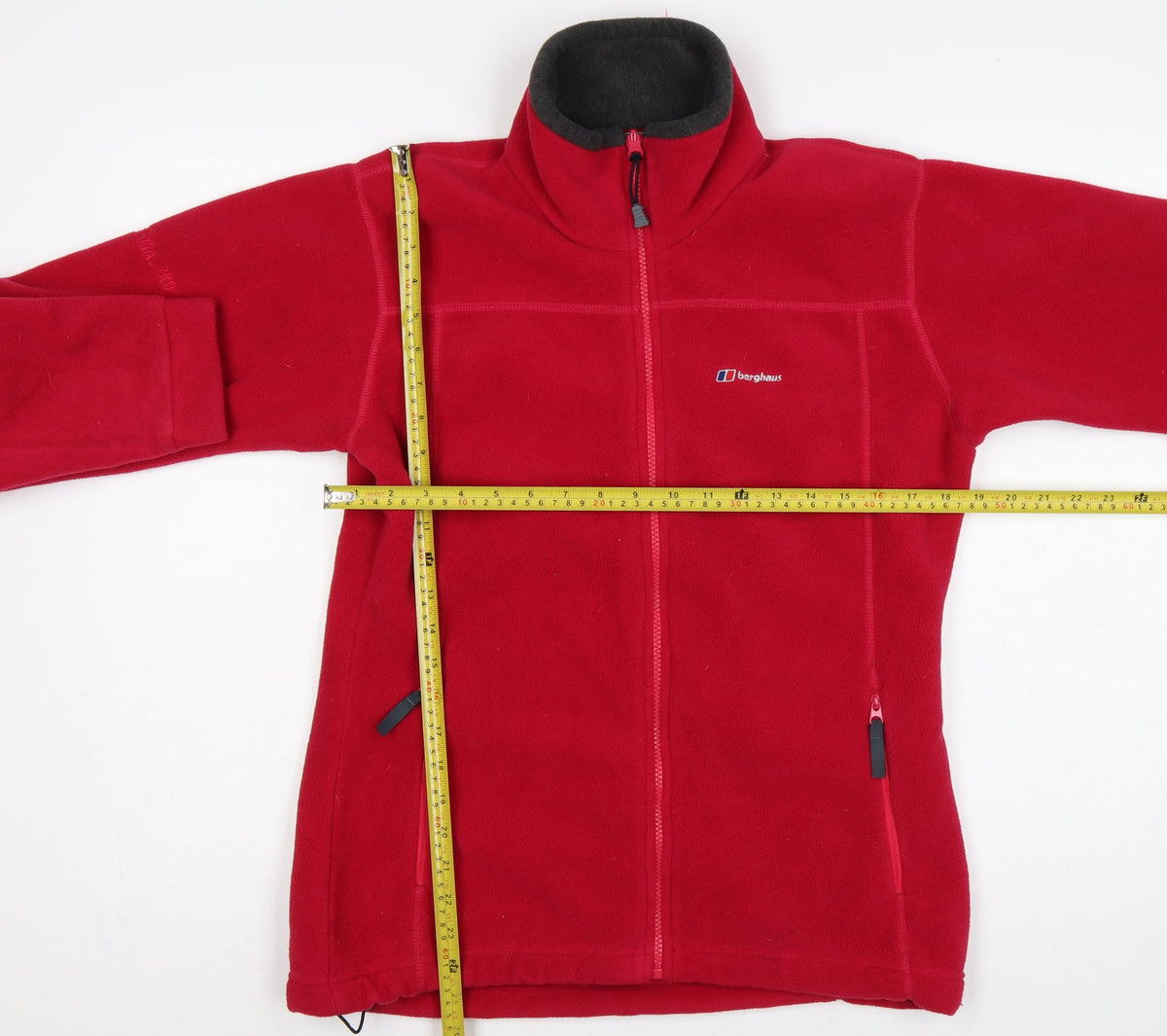 Berghaus Women Red Size 12 Full Zip Fleece Jacket Outdoor