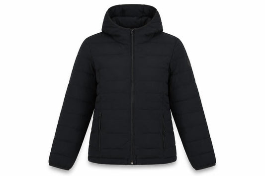 Abercrombie & Fitch Women Black M Lightweight Packable Puffer Jacket