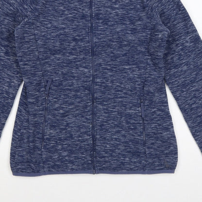 Mountain Warehouse Women Blue UK 12 Fleece Full Zip Outdoor Jacket