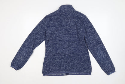 Mountain Warehouse Women Blue UK 12 Fleece Full Zip Outdoor Jacket