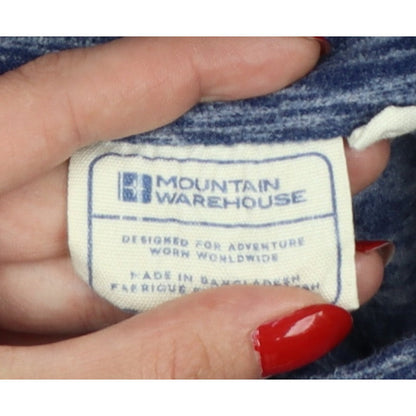 Mountain Warehouse Women Blue UK 12 Fleece Full Zip Outdoor Jacket