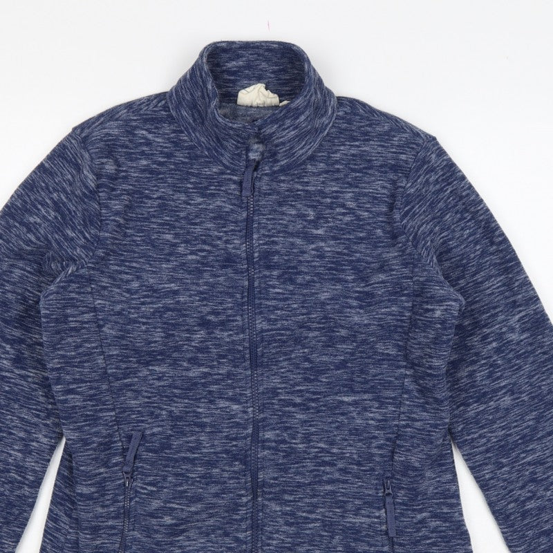 Mountain Warehouse Women Blue UK 12 Fleece Full Zip Outdoor Jacket