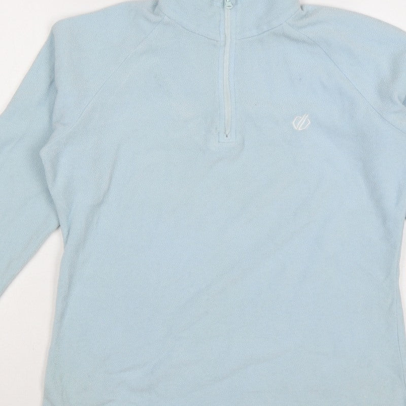 Dare 2b Women Blue UK 10 Fleece 1/2 Zip High Neck Pullover Sweatshirt
