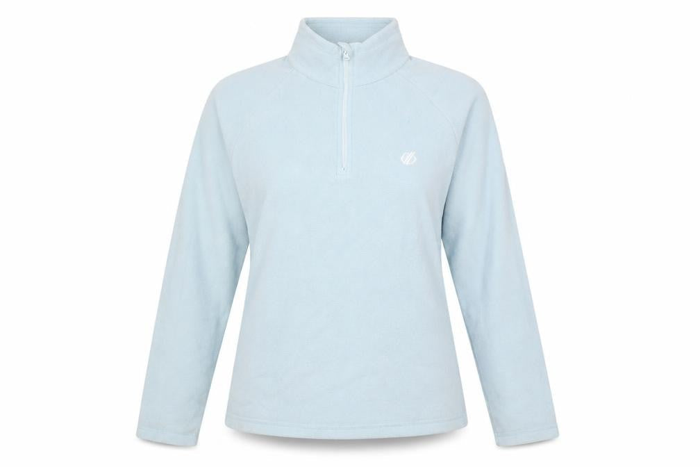 Dare 2b Women Blue UK 10 Fleece 1/2 Zip High Neck Pullover Sweatshirt