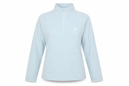 Dare 2b Women Blue UK 10 Fleece 1/2 Zip High Neck Pullover Sweatshirt