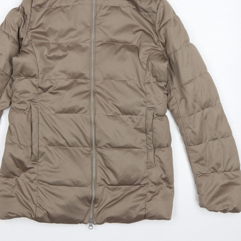 Uniqlo Women’s Brown Size S Hooded Down Puffer Jacket