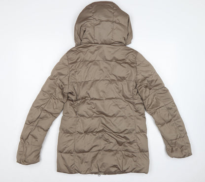 Uniqlo Women’s Brown Size S Hooded Down Puffer Jacket