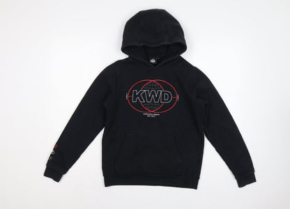 Kings Will Dream Boys Black M Pullover Graphic Logo Hoodie