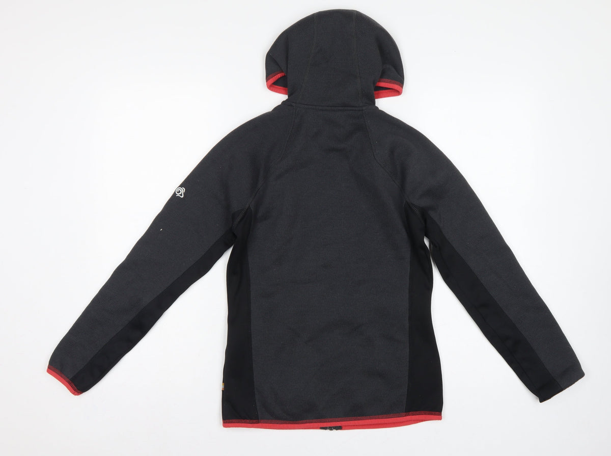 Craghoppers Women’s Black UK 8 Hooded Full Zip Fleece Jacket