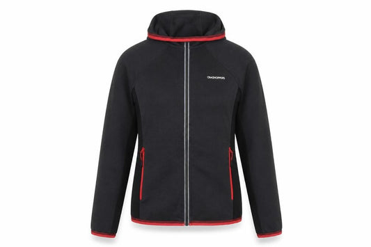 Craghoppers Women’s Black UK 8 Hooded Full Zip Fleece Jacket