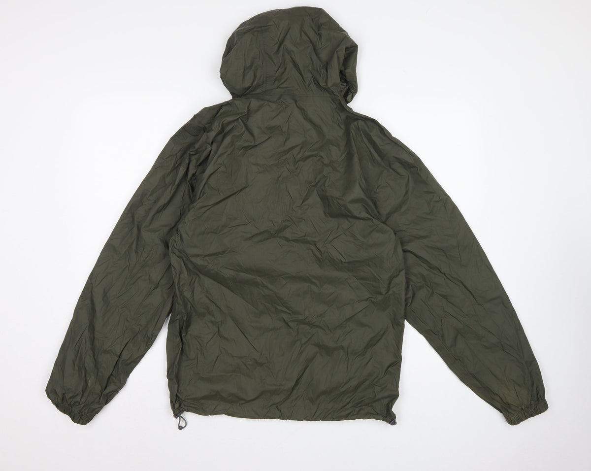 Peter Storm Men's Green XS Hooded Lightweight Windbreaker Jacket