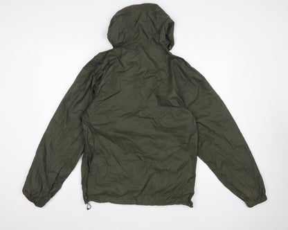 Peter Storm Men's Green XS Hooded Lightweight Windbreaker Jacket