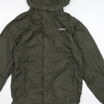 Peter Storm Men's Green XS Hooded Lightweight Windbreaker Jacket