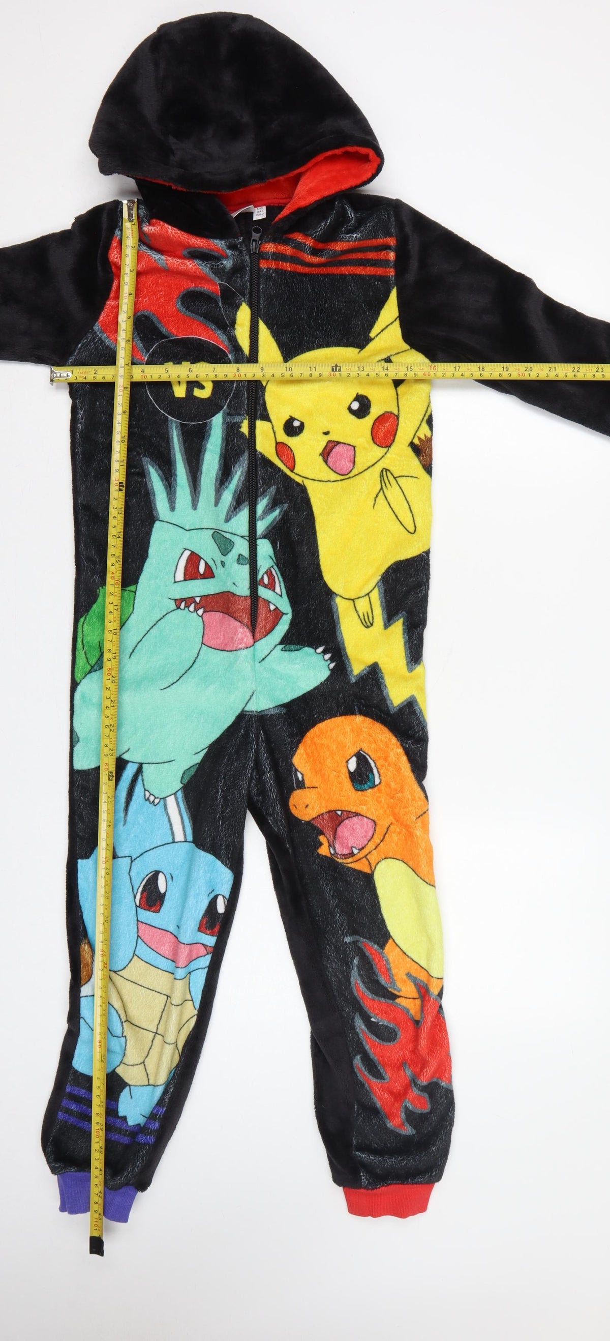 Pokémon Boys Multicoloured 9-10 Years Fleece Hooded Zip One Piece