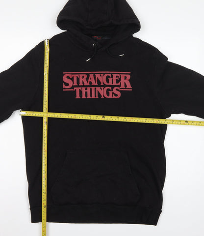 Netflix Stranger Things Men’s Black XL Pullover Graphic Hoodie