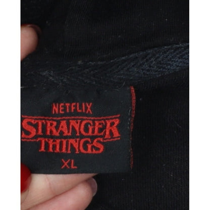 Netflix Stranger Things Men’s Black XL Pullover Graphic Hoodie