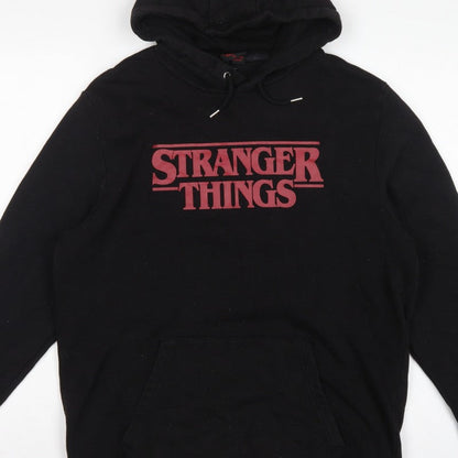 Netflix Stranger Things Men’s Black XL Pullover Graphic Hoodie