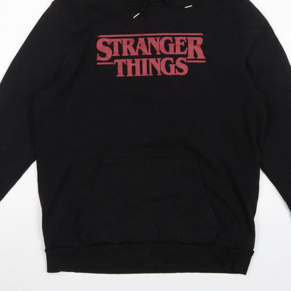 Netflix Stranger Things Men’s Black XL Pullover Graphic Hoodie