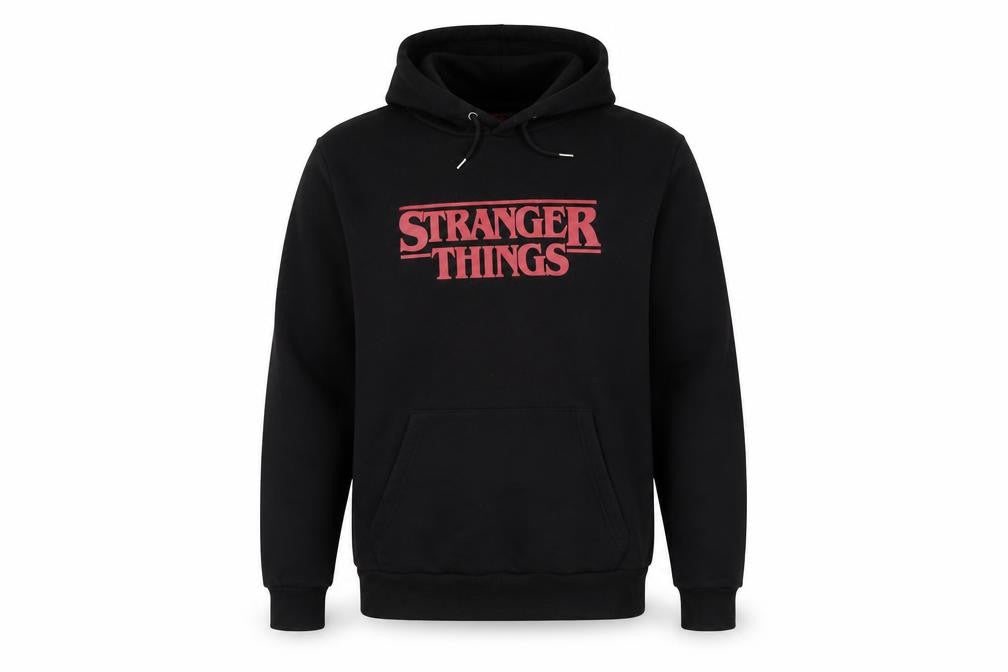Netflix Stranger Things Men’s Black XL Pullover Graphic Hoodie