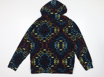 Super Massive Men’s Multicoloured L Aztec Fleece 1/4 Zip Hoodie