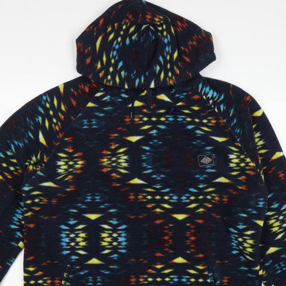 Super Massive Men’s Multicoloured L Aztec Fleece 1/4 Zip Hoodie