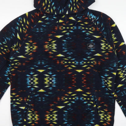 Super Massive Men’s Multicoloured L Aztec Fleece 1/4 Zip Hoodie