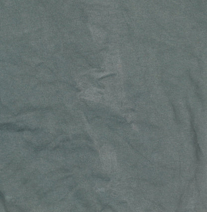 Benetton Men's Green M Crew Neck Embroidered Logo Sweatshirt