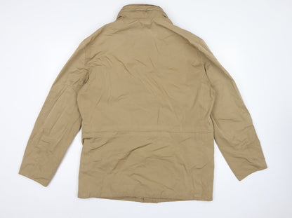Barbour Men’s Beige L Waterproof Breathable Military Field Jacket