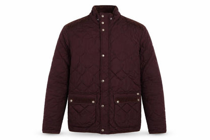 Next Men’s Brown Quilted Corduroy Trim Jacket Size M