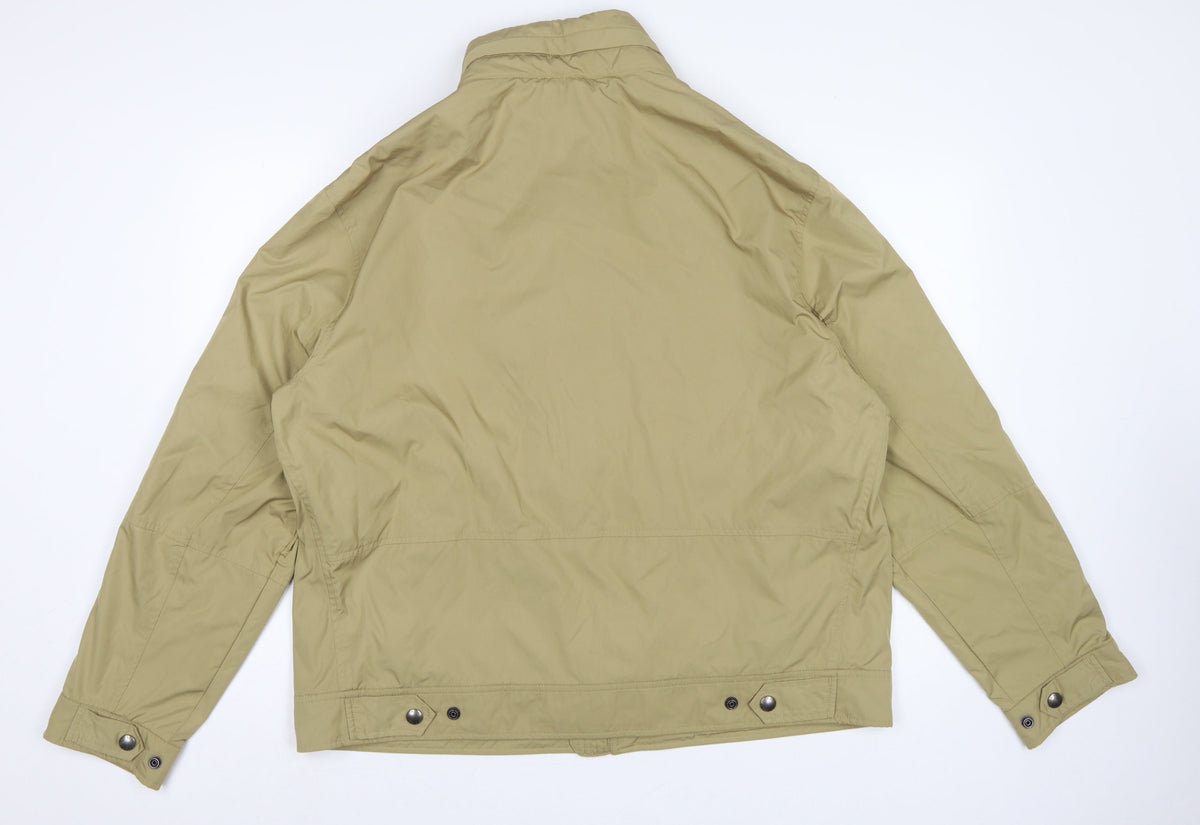 Polo Ralph Lauren Men's Beige XL Basic Full Zip Logo Jacket