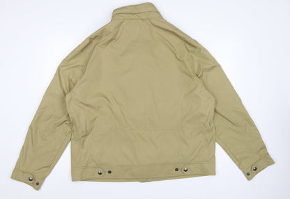 Polo Ralph Lauren Men's Beige XL Basic Full Zip Logo Jacket