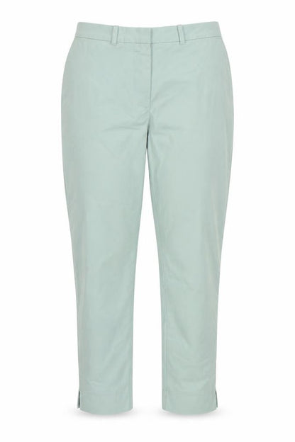 Marks & Spencer Women Green UK 8 High Rise Tapered Trousers