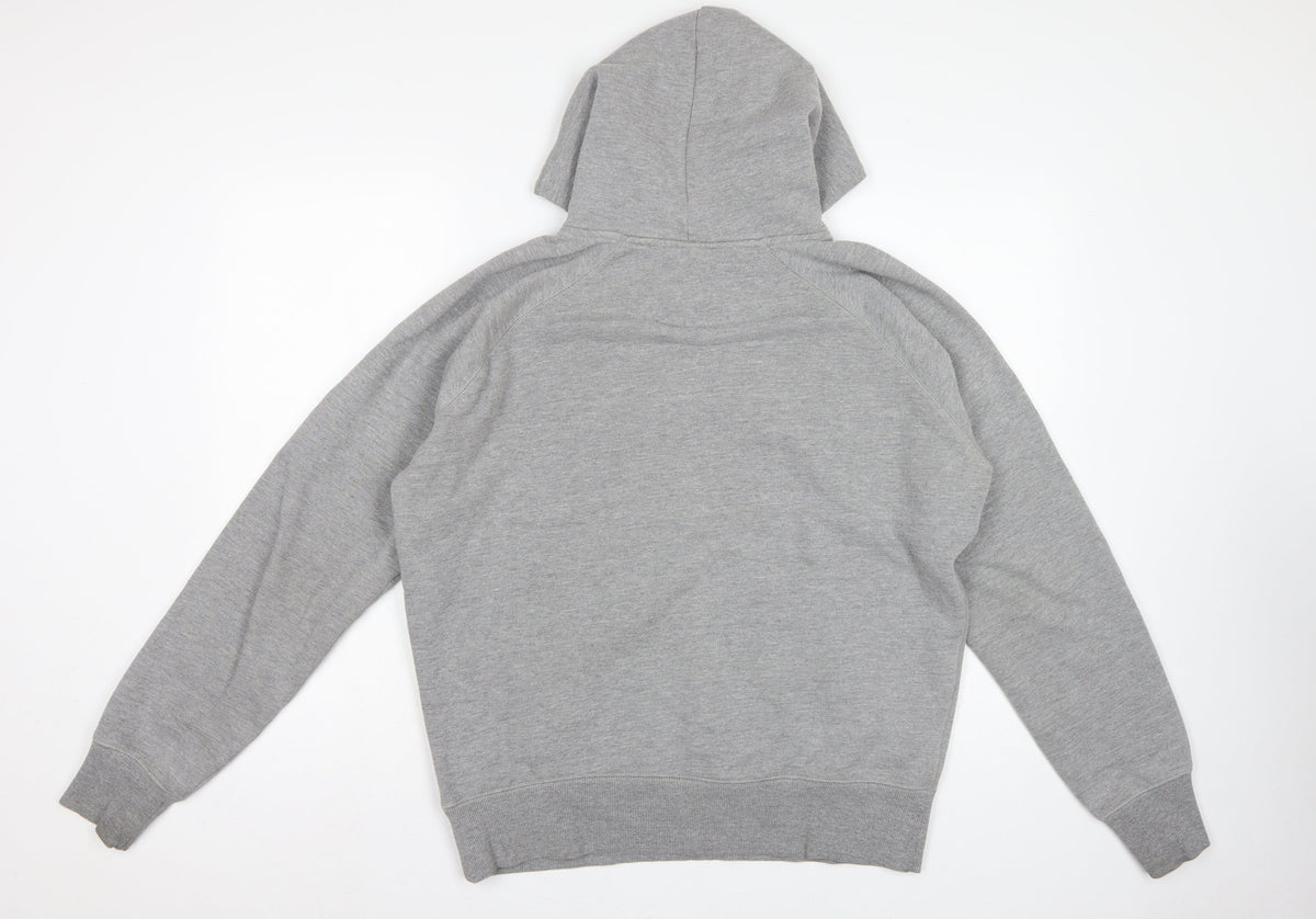 Grindcity Men’s Grey Medium Pullover Hoodie Embroidered Logo