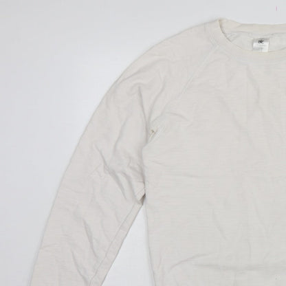 B&C Collection Men’s Ivory M Free Riders Graphic Crew Neck Sweatshirt