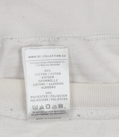 B&C Collection Men’s Ivory M Free Riders Graphic Crew Neck Sweatshirt