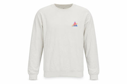 B&C Collection Men’s Ivory M Free Riders Graphic Crew Neck Sweatshirt