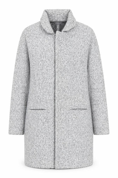 Next Women Grey UK 16 Hooded Full Zip Longline Knit Cardigan Pockets