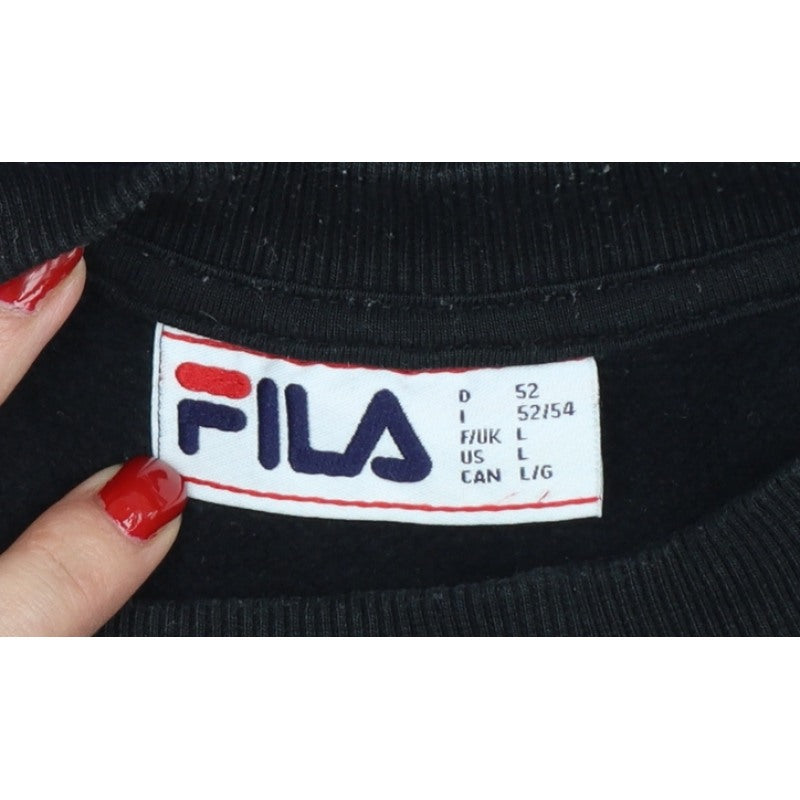 Fila Men’s Multicoloured L Pullover Logo Colour Block Sweatshirt
