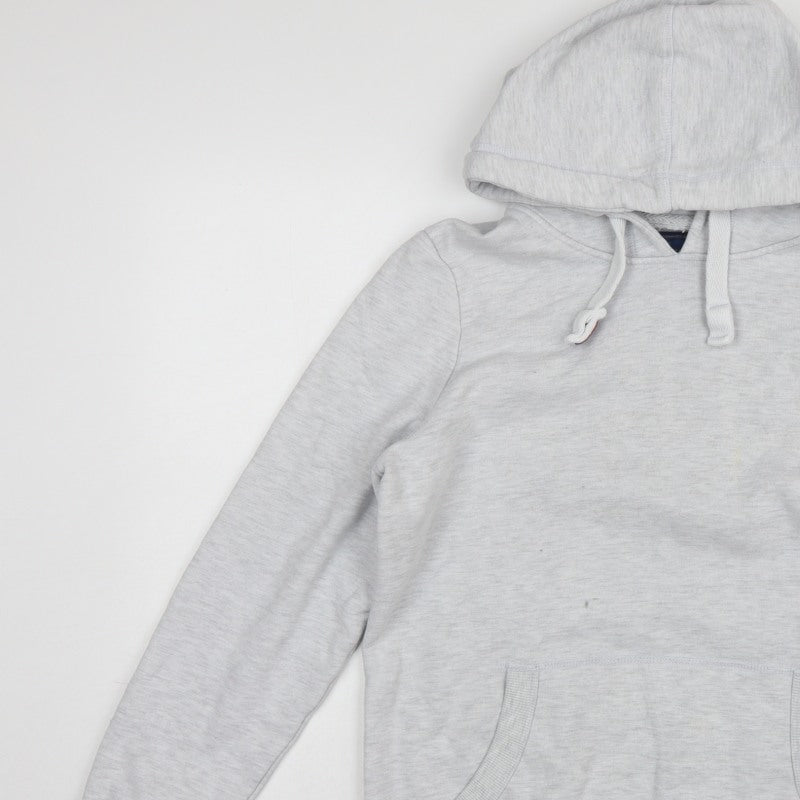 Superdry Women Grey Size 14 Pullover Hoodie Fleece Kangaroo Pocket