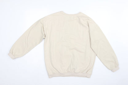 George Girls Beige 13-14 Years Pullover Mickey Winter Club Sweatshirt
