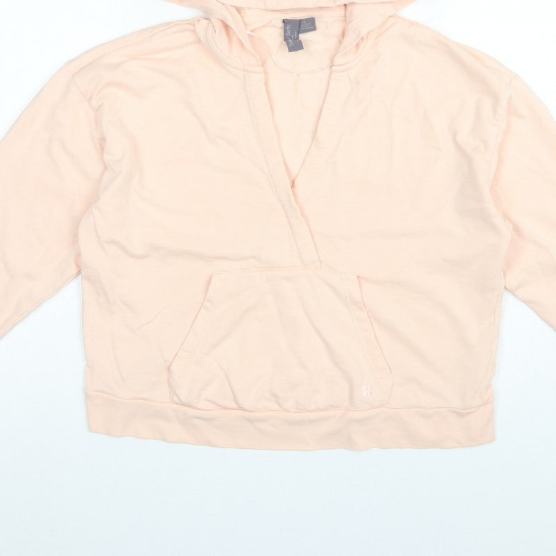 Sweaty Betty Women’s Pink UK 8 Pullover Hoodie Cotton Modal