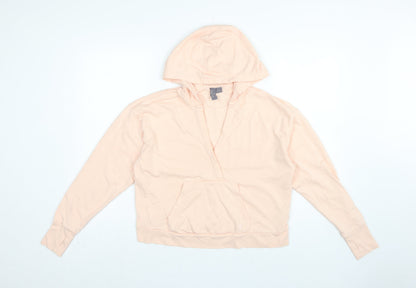 Sweaty Betty Women’s Pink UK 8 Pullover Hoodie Cotton Modal