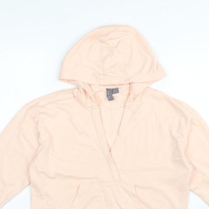 Sweaty Betty Women’s Pink UK 8 Pullover Hoodie Cotton Modal