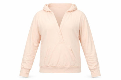 Sweaty Betty Women’s Pink UK 8 Pullover Hoodie Cotton Modal