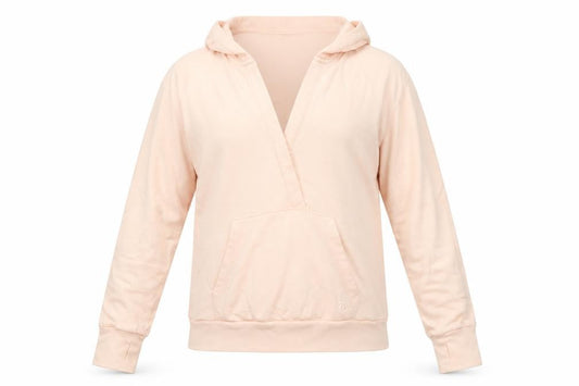 Sweaty Betty Women’s Pink UK 8 Pullover Hoodie Cotton Modal